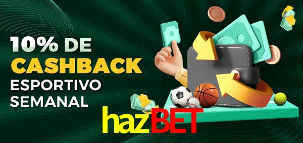 10% de bônus de cashback na hazbet