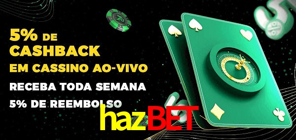 Promoções do cassino ao Vivo hazbet